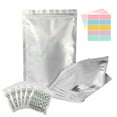 thumbnail image 1 of Bolsas de almacenamiento de alimentos SHXWELL de 2 cuartos de galón de Mylar con absorbentes de oxígeno, 1 of 7