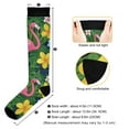 thumbnail image 3 of FORMRS Womens Knee High Socks Casual Long Thick Travel Daily Wear, 1 Pair, Pink Flamingo Pattern, 3 of 6
