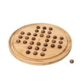 thumbnail image 1 of Juego De Mesa De Solitario De Madera De 11 Pulgadas De Diámetro, Juego De Cerebro Profesional Duradero Zulema Rompecabezas de juego de solitario, 1 of 8
