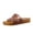 Whiskey, variant on Cushionaire Palm Slides Jelly Sandals for Women, Shower Shoes for Beach