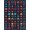 Navy Blue Multi, Pattern 4, variant on ODIKA Gamer Pink Video Featuring Pixel Geometric Motifs Arcade Gamepad Stain Resistant Low Profile for Dorm Room, Small Living Apartment