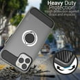 thumbnail image 5 of CoverON Apple iPhone 11 Pro Case with Ring Holder, RingCase Series Hybrid Protective Dua Layer Phone Cover, 5 of 8