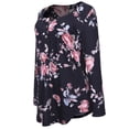 thumbnail image 3 of Fashion Print Tops And Blouses Women Sexy V-Neck Long Sleeve Ladies Top Loose and Comfortable Casual Roupas Feminina Clothes, 3 of 6