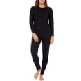 thumbnail image 2 of Fruit of the Loom Women's & Women's Plus Waffle Thermal Union Suit Pajama, 2 of 5
