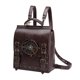 thumbnail image 3 of Mochila de cuero de PU, maletín, mochila para ordenador, bolso de mensajero grande, bolso para portátil para acampar, Cosplay, compras, adultos, 3 of 8