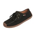 thumbnail image 3 of YOUYEDIAN Loafers for Women Versatile Slip On Square Toe Fashion Lace-up Comfy Flats Casual Outdoor Soft Walking Shoes, 3 of 5