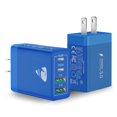 thumbnail image 1 of [Cargador] Cargador de pared USB C Aiminu, 40 W, rápido, 4 puertos, PD + QC, 1 of 7
