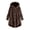 A-Coffee106, variant on Womens Coats Button Down Thick Fleece Hooded Coats Oversized Solid Color Cardigan Coats Winter Warm Jackets For Ladies