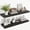 Black, variant on 36 Inch Floating Shelves, 36"x9.25"x1.5" Inch Deep Floating Shelves for Wall, Wooden Shelves for Bathroom, Bedroom, Living Room, Black, 2 Pieces
