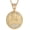 Small Gold, variant on 18K Gold Plated Stainless Steel Last Supper Pendant Necklace with Rhinestones - Large & Small Size Religious Jewelry Gift for Men Women