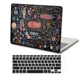 thumbnail image 1 of KSK KAISHEK for MacBook Pro 16 inchs Case 2021 - 2023 Release Model A2780/A2485, Plastic Hard Case Shell Cover + Black Keyboard Cover, Creative A 9_2, 1 of 5