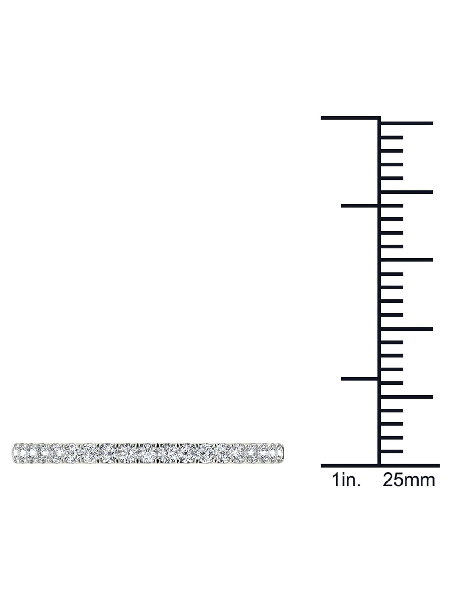Imperial Women's 1/4Ct TDW Diamond 10K White Gold Wedding Anniversary Band