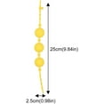 thumbnail image 5 of Goddess Bracelet Sensoriel Simple Fidget Jouet Bracelet en Silicone Décompression, Soulagement du Stress Jeu Sensoriel Fidgeting Bracelet de Musique Mini Flip, Pression des Doigts Tue le Temps (Jaune, 1 Pce), 5 of 5