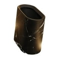 thumbnail image 2 of TISHITA Open Top Trash Can Double Layers Trash Bin Dustbin Simple Trash Bucket Modern Garbage Container Bin for Guestroom Living Room Black, 2 of 8