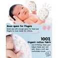thumbnail image 4 of Juego de guantes de algodón para bebés RATIVE Sleep, sin rasguños, de 0 a 6 meses, 4 of 6