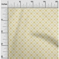 thumbnail image 2 of oneOone Velvet Yellow Fabric Asian Ikat Sewing Material Print Fabric By The Yard 58 Inch Wide, 2 of 4