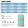 thumbnail image 2 of Salouo World Travel Line Icons Map Pattern Men's Sleeveless T Shirts,Men's Regular-Fit Tank Top Sports Shirt for Men Sleeveless Tank Shirt -XX-Large, 2 of 6