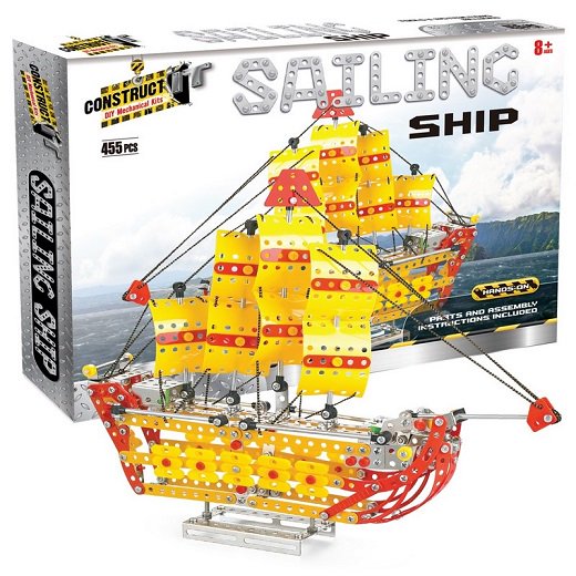 Sailing (Construct It, DIY Mechanical Kits 455 piece)