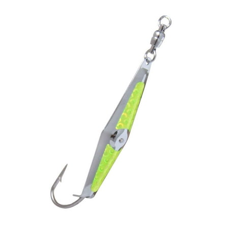 UPC: 0046837102081 | Clarkspoon 0BB-CF Spoon Squid #0Silver/Chartreuse flash with sz 2