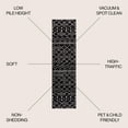 thumbnail image 3 of JONATHAN Y MOROCCAN HYPE 2 x 8 Runner Rug, Aksil Moroccan Beni Souk - Black/Cream, MOH208E-28, 3 of 8