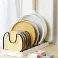 thumbnail image 1 of Kitchen Storage Rack, Kitchen Storage Rack, Household Plastic Rack Removable Storage Tray Cutlery Storage Rack Kitchen Multifunctional Pot Lid Shelf, Kitchen Storage Shelf Rack, 1 of 9