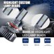 thumbnail image 5 of 2 uds 6500k 8000lm H1 H3 Led H7 bombilla Led 9012 Hir2 lámpara Led para coche, 5 of 5