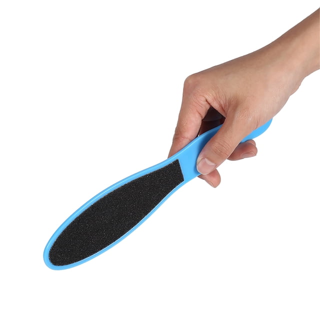 Lima para pies BuyWeek 8 piezas portátil para eliminar callos azul y blanco