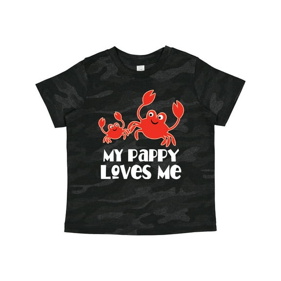 Inktastic My Pappy Loves Me Grandchild Beach Crab Boys Toddler T-Shirt