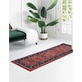 thumbnail image 3 of Rugs.com Medina Collection Rug – 10 Ft Runner Classic Red Medium Rug Perfect For Hallways, Entryways, 3 of 7