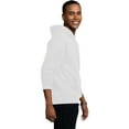 thumbnail image 5 of Men's Fleece Pullover Hoodie Sweatshirt, Carbon Matte Earth Color Thickened Hoodie Solid Color Sweater Hoodie Couple's Sweatshirt (1pcs Hoodie), 5 of 6