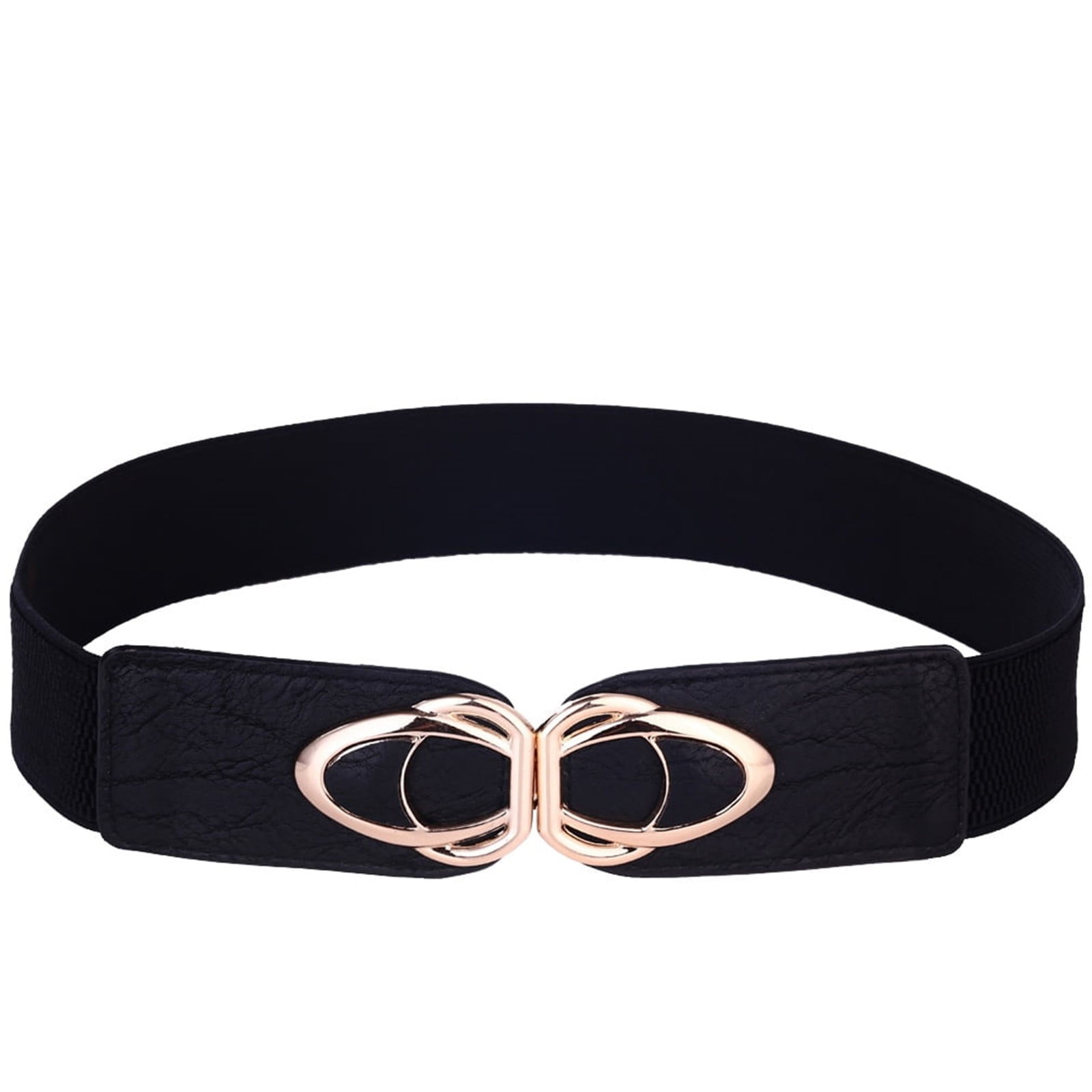 6274 Wide Belt For Dresses Woman Vintage Belts Chunky Stretch JASGOOD Women Retro Wide Elastic Belt Stretchy Waist Belt  main image 2