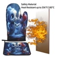 thumbnail image 5 of Gaeub Cute Fish Flower Couple Print Oven Mitts and Pot Holders Sets of 2,Heat Resistant Pad,Cooking Gloves, for Baking BBQ Home Decor, 5 of 7