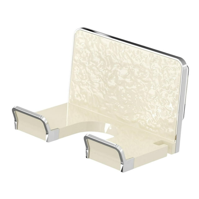 Soporte para plancha de pelo, soporte de pared para secador de pelo beige