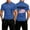 Blue, variant on Men's Polo Shirt Quick Dry Performance Short Sleeve Tactical Pique Golf Shirts Black XL