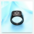 thumbnail image 4 of Jewish Star of David Hebrew Jehovah Yahweh Tetragrammaton Protection Signet Ring for Men Messianic Mogen David Name of God Thumb Ring Israel Amulet Jewelry Gifts, Size 12, 4 of 7