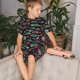 thumbnail image 4 of Balery Hand Drawn Colorful Fishes Conjunto de Pijama Infantil de Manga Corta con Estampado – Ropa de Dormir de Algodón Suave-4X-Large, 4 of 6