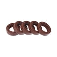 thumbnail image 1 of Unique Bargains Sello de Aceite Universal TC Doble Labio con Resorte de Acero Anillo de Sello de Eje Rotativo 17x25x7mm Alta Presión Caucho FKM Marrón 5 Pcs, 1 of 7