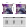 thumbnail image 4 of YFYANG Square Decorative Throw Pillow Case (Without Pillow Insert), Purple Watercolor Texture Bedroom Sofa Car Cushion Cover, 26"x26", 4 of 9