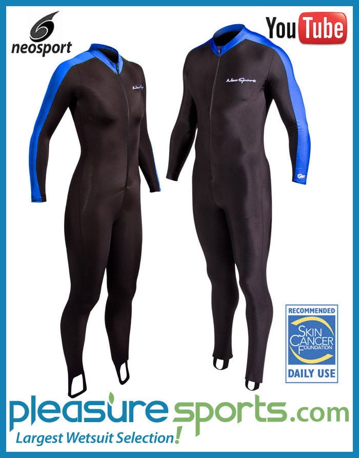 NeoSport by Henderson Skin Suit Sport Skin 50+ UPF Rating Blue and
