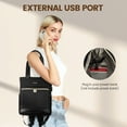 thumbnail image 3 of Lovevook Mini Backpack Purse for Women, Small Backpack Cute Convertible Fashion Day Pack with USB Charging Port for Work Travel Daily Shopping Dating, 3 of 6