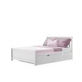 thumbnail image 3 of Max & Lily Full Size Bed Frame with Trundle, Solid Wood Platform Bed with Storage, 3 of 8
