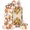 Beige, Pumpkin Spice, Sage, Oatmeal, variant on Thanksgiving Gnomes Arch Backdrop Cover 6Ft, Wedding Arch Covers Stretchy Backdrop, Fall Harvest Pumpkins Corn Sunflower Fitted 2 Sided Arched Photo Background for Birthday Party Decorations