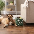thumbnail image 5 of DII Polyester Pet Bin Trellis Paw Hunter Green Rectangle Small, 5 of 5