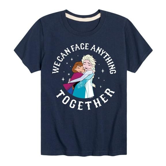 Frozen - We Can Face Anything - Toddler And Youth Short Sleeve Graphic T-Shirt