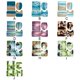 thumbnail image 5 of Conjuntos de baño Luxsea con cortina de ducha, alfombras y accesorios - Cortina de ducha con impresión digital 3D (4 piezas) para decoración de fiestas, hoteles y hogares (180 x 180 cm), 5 of 5