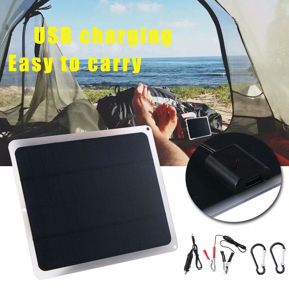 12V 20W Outdoor Car Boat Yacht Solar Panel Trickle Power Battery Charger Su Z9E2 
