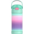 thumbnail image 2 of Thermos Kids Vacuum Insulated Funtainer Water Bottle with Flip Up Straw, 355ml, Ombre, 2 of 5