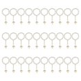 thumbnail image 1 of 30 piezas de rosarios de acrílico para bautismo, mini rosarios con ángel para la Primera Comunión o como recuerdo de bautismo., 1 of 5