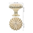thumbnail image 2 of GOOHOCHY 4pcs Vintage Cabinet Knobs Golden Color For Home Decor Aluminum Alloy, 2 of 6
