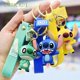thumbnail image 2 of emrick01 creatividad stitch llavero accesorios bolsa colgante llavero regalo personaje de dibujos animados lindo silicona anime muñecas pareja llavero coche llavero/multicolor huangjie unisex, 2 of 2